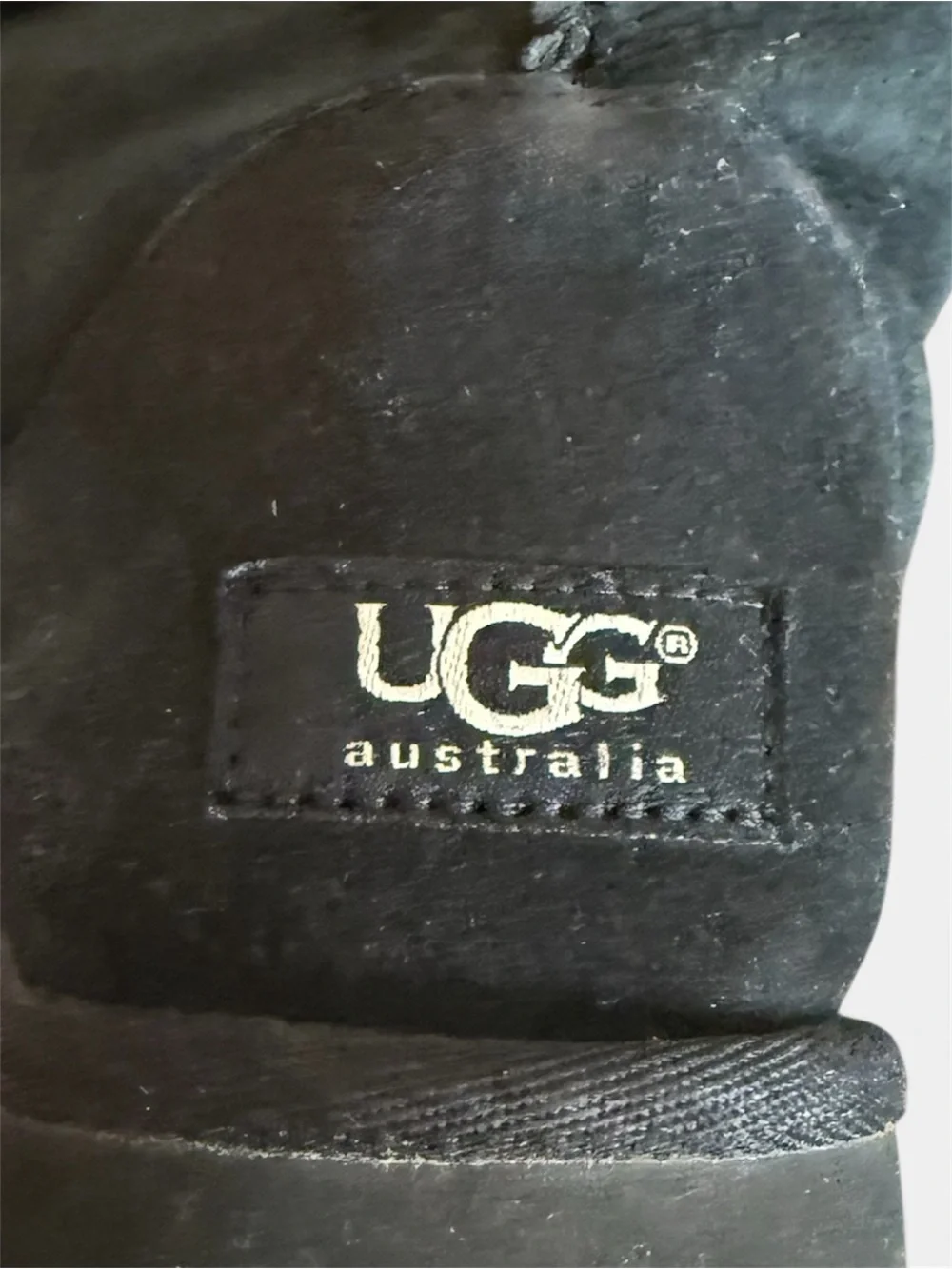 UGG Women's Black Suede Mid-Calf Boots